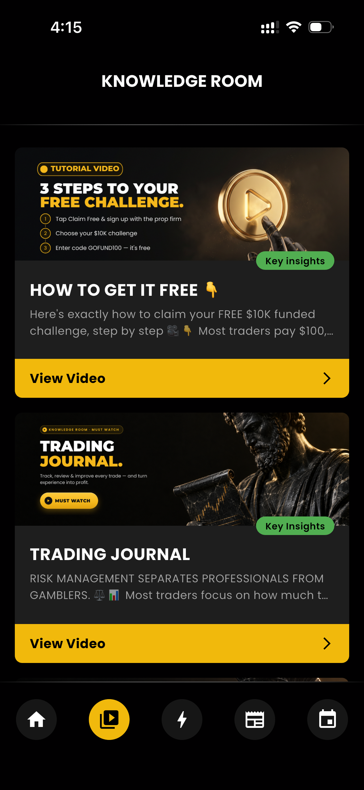 Scalpo Knowledge Room Video Lessons
